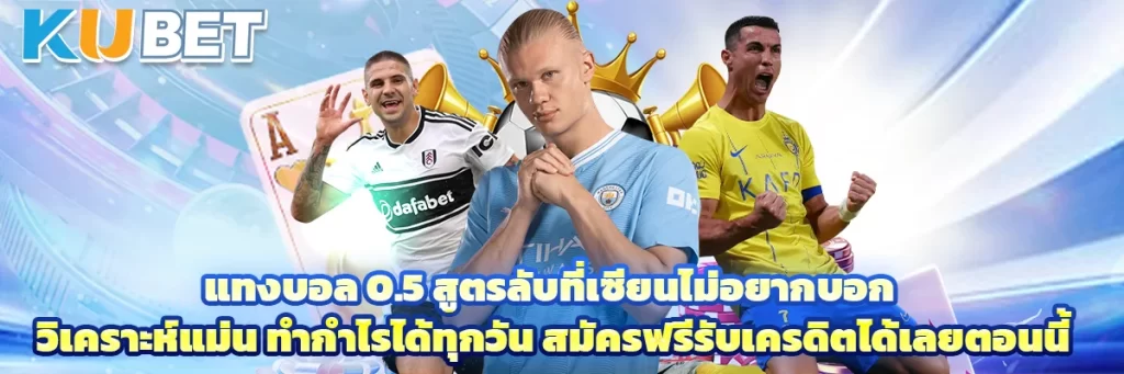 แทงบอล 0.5 สูตรลับที่เซียนไม่อยากบอก วิเคราะห์แม่น ทำกำไรได้ทุกวัน